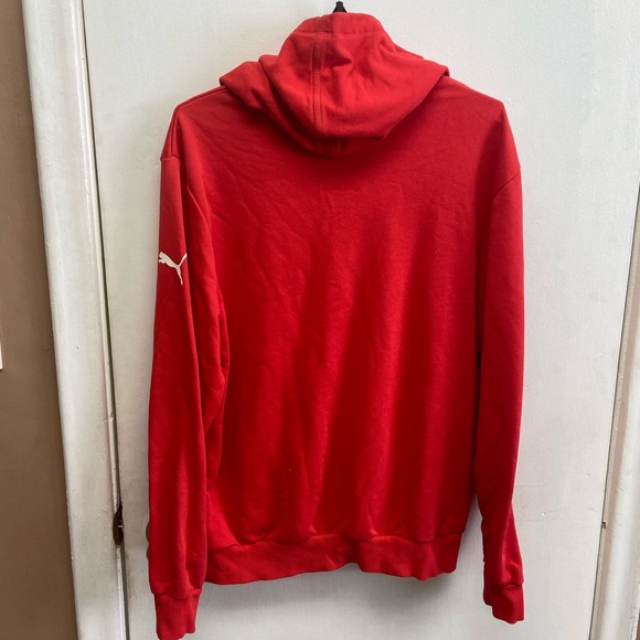 Arsenal Red Puma Hoody / Sweater Mens size Large - Picture 5 of 6